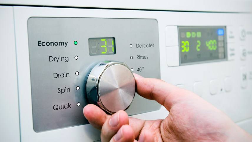 Washing machine temperatures