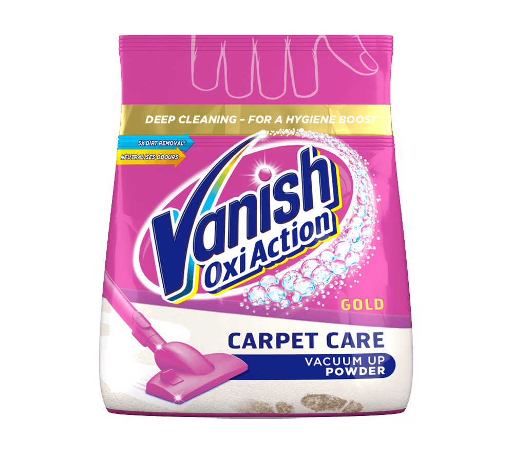 Vanish Gold Oxi Action Carpet & Upholstery Vacuum Up Powder