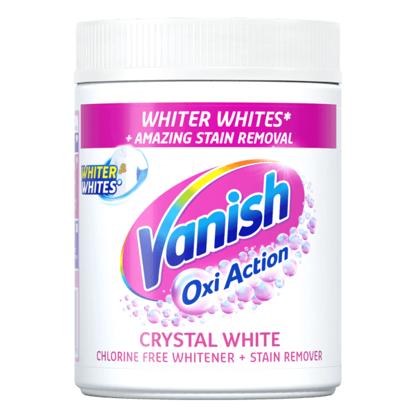 Vanish Oxi Action Crystal White Stain Remover Powder, 470g Whitener & Stain Remover. 
